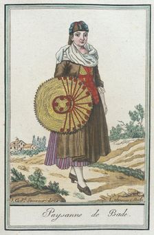 Costumes de Différents Pays, Paysanne de Bade c1797. Creator: Jacques Grasset de Saint-Sauveur