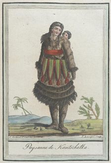 Costumes de Différents Pays, Paysanne de Kamtschatka c1797. Creators: Jacques Grasset de Saint-Sauveur, LF Labrousse