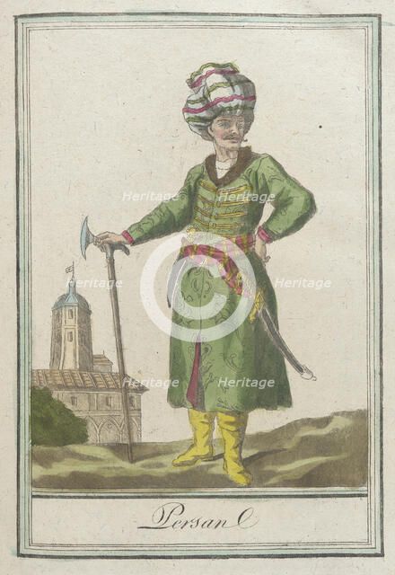 Costumes de Différents Pays, 'Persan', c1797. Creators: Jacques Grasset de Saint-Sauveur, LF Labrousse.