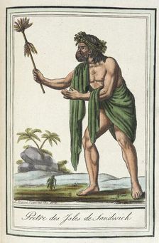 Costumes de Différents Pays, Pretre des Ysles de Sandwich c1797. Creator: Jacques Grasset de Saint-Sauveur