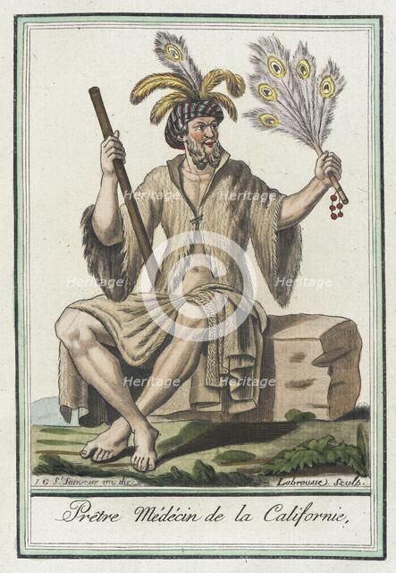 Costumes de Différents Pays, 'Prêtre Médécin de la Californie', c1797. Creator: Jacques Grasset de Saint-Sauveur.