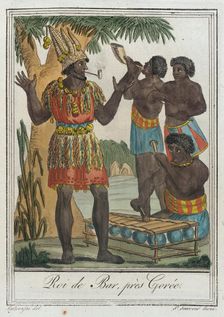 Costumes de Différents Pays, Roi de Bar, Près Gorée c1797. Creators: Jacques Grasset de Saint-Sauveur, LF Labrousse