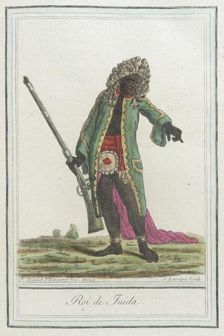 Costumes de Différents Pays, Roi de Juida c1797. Creator: Jacques Grasset de Saint-Sauveur