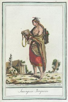Costumes de Différents Pays, Sauvagesse Iroquoise c1797. Creators: Jacques Grasset de Saint-Sauveur, LF Labrousse