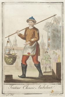 Costumes de Différents Pays, Traiteur Chinois Ambulant c1797. Creators: Jacques Grasset de Saint-Sauveur, LF Labrousse