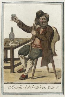 Costumes de Différents Pays, Vieillard de la Foret Noire c1797. Creators: Jacques Grasset de Saint-Sauveur, LF Labrousse