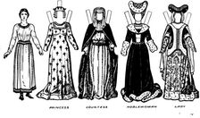 Costumes of Men and Women as Worn in the Period When Henry V Reigned c1934