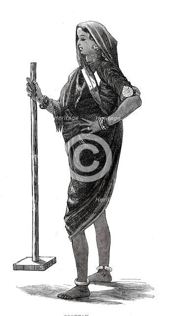 Costumes of Western India, Soortan, 1876. Creator: Unknown.