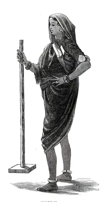 Costumes of Western India, Soortan, 1876. Creator: Unknown