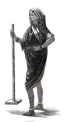 Costumes of Western India, Soortan, 1876. Creator: Unknown