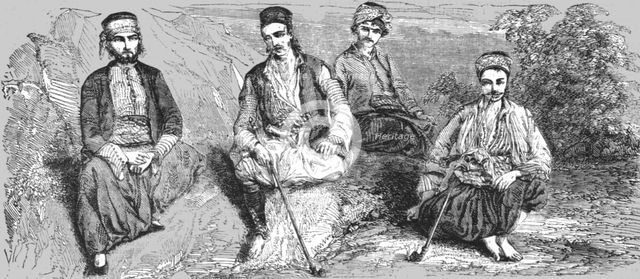 'Costumes of the Men of Erekli', 1854. Creator: Unknown.
