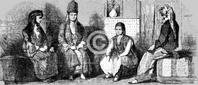 'Costumes of the Women of Sinope - Marriage Dress of a Greek Female, 1854, Creator: Unknown.