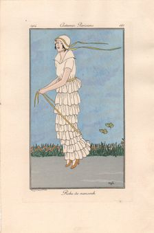 Costumes Parisiens 161: Robe de nansouk, 1914