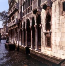 Ca d'Oro on the Grand Canal, Venice, Italy, c1955. FLIP Creator: Arthur Charles Kirby Ware