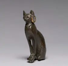 Cat, 664-30 BC. Creator: Unknown