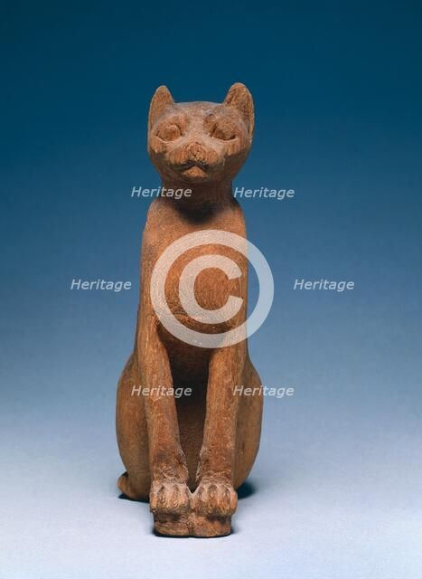 Cat Coffin, 664-30 BC. Creator: Unknown.