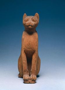 Cat Coffin, 664-30 BC. Creator: Unknown