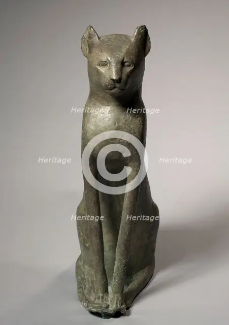 Cat Coffin, 305-30 BC. Creator: Unknown.
