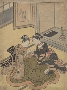 Cat's Cradle, ca. 1765., ca. 1765. Creator: Suzuki Harunobu