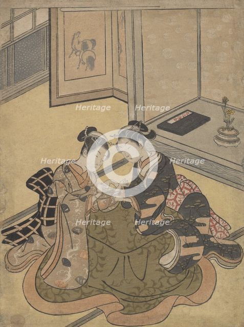 Cat's Cradle, ca. 1765., ca. 1765. Creator: Suzuki Harunobu.