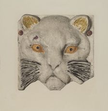 Cat's Head, c. 1938. Creator: Harriette Gale