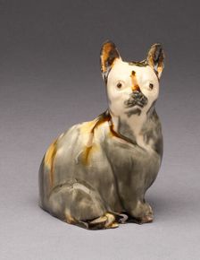 Cat, Staffordshire, 1760/70. Creator: Staffordshire Potteries
