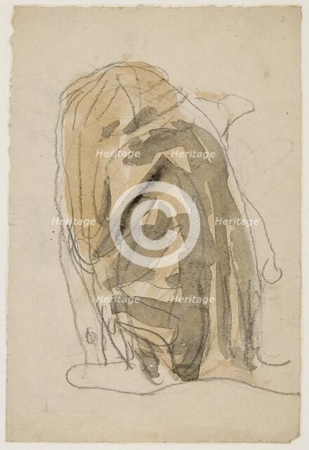 'Cat washing itself', 1896-1939. Artist: Gwendolen Mary John