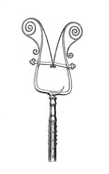 Catch-pole, mid-16th century, (1843).Artist: Henry Shaw