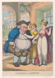 Catching an Elephant, March 1, 1812., March 1, 1812. Creator: Thomas Rowlandson