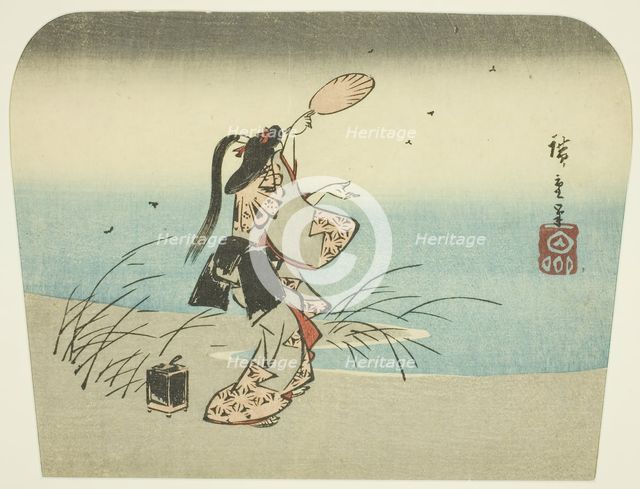 Catching fireflies, n.d. Creator: Ando Hiroshige.