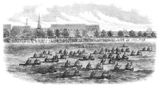Catamaran race at Madras, 1868. Creator: Unknown