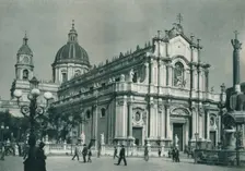 Catania Cathedral, Sicily, Italy, 1927. Artist: Eugen Poppel