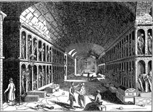 Catacomb of the Capuchin (Franciscan) convent, Palermo, Sicily, 1833