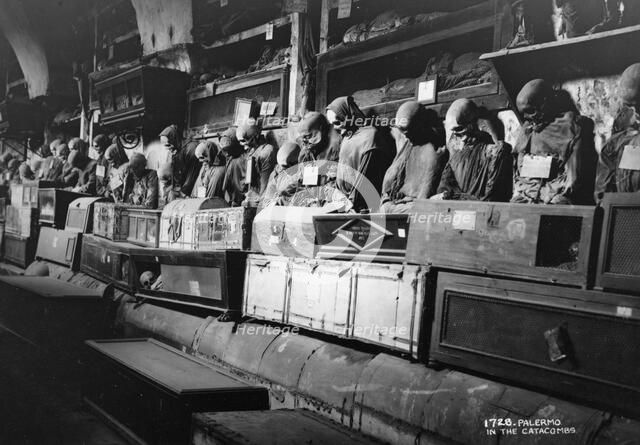 Catacombs of the Capuchins, Palermo, Italy, c1920s-c1930s(?). Artist: Unknown