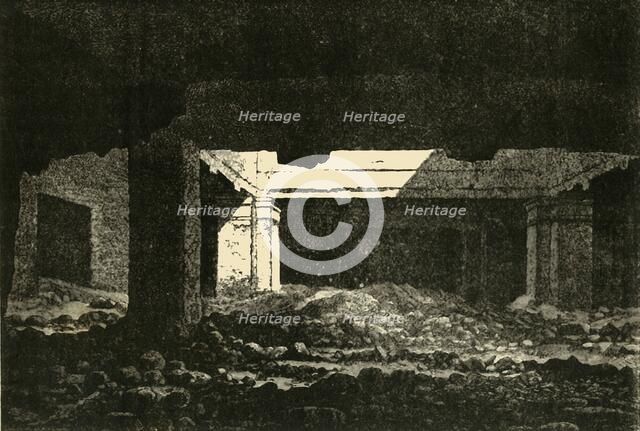 'Catacombs in Alexandria', 1890. Creator: Unknown.