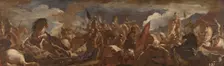 Català: The Surrender of the French Army in the Battle of San Quintin, 1692. Creator: Luca Giordano