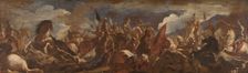 Català: The Surrender of the French Army in the Battle of San Quintin, 1692. Creator: Luca Giordano