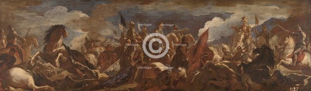 Català: The Surrender of the French Army in the Battle of San Quintin, 1692. Creator: Luca Giordano.