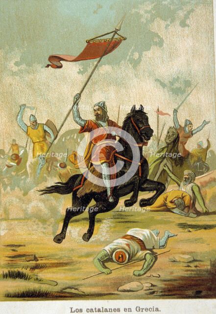 Catalan troops in the campaign of Greece.