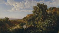 Catalan Landscape, c1860. Creator: Ramón Martí Alsina
