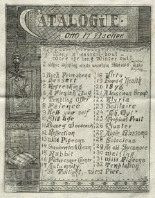 Catalogue, 1878. Creator: Otto H. Bacher (American, 1856-1909)