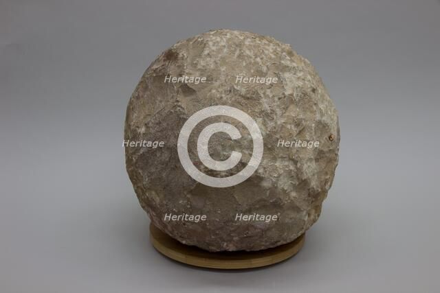 Catapult Projectile from Montfort (Starkenberg) Castle, Kingdom of Jerusalem, ca. 1250. Creator: Unknown.