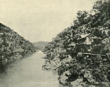 Cataract Gorge, from the Bridge, Launceston 1901. Creator: Unknown