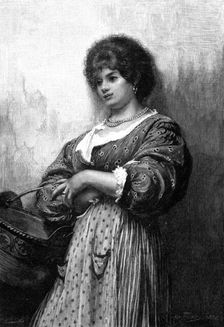 Catarina, drawn by Luke Fildes, A.R.A., 1880. Creator: Pannemaker