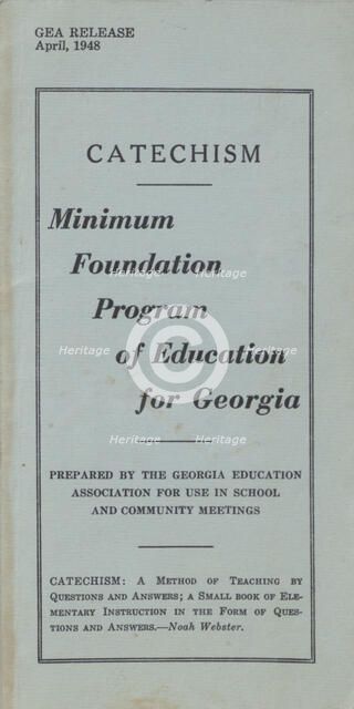 Catechism, 1948. Creator: Unknown.