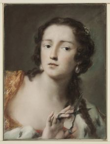 Caterina Sagredo Barbarigo as "Berenice", c1741. Creator: Rosalba Giovanna Carriera