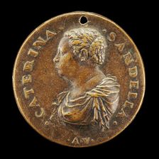 Caterina Sandella of Venice, Wife of Pietro Aretino 1548, c. 1548. Creator: Alessandro Vittoria