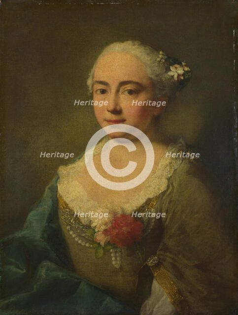 Caterina Penza, ca 1760. Artist: Longhi, Alessandro (1733-1813)