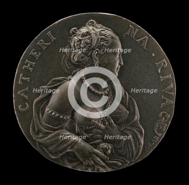 Caterina Riva, c. 1560. Creator: Antonio Abondio.