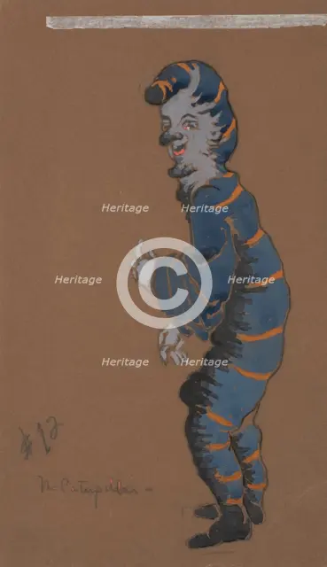 Caterpillar (costume design for Alice-in-Wonderland, 1915). Creator: William Penhallow Henderson.